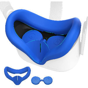 Almohadilla azul para gafas Oculus Quest 2