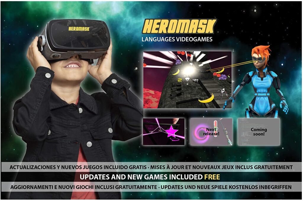 Gafas virtuales para niños para jugar a juegos de realidad virtual