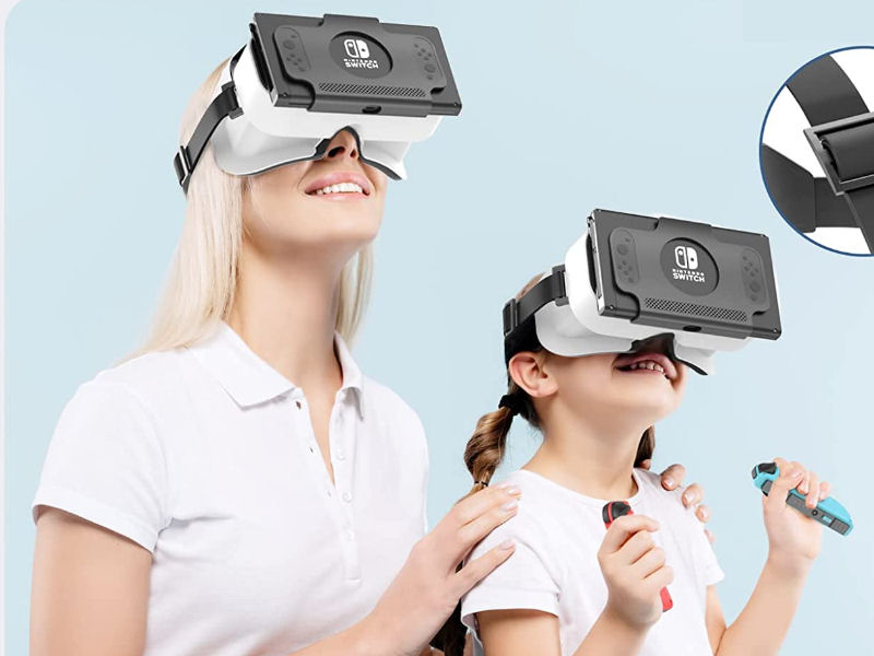 Gafas virtuales para niños y padres